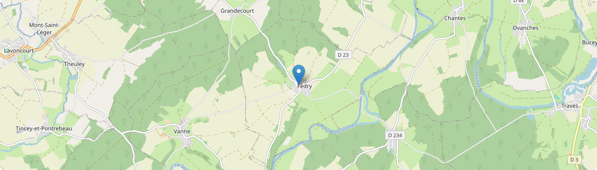 Fédry - Carte