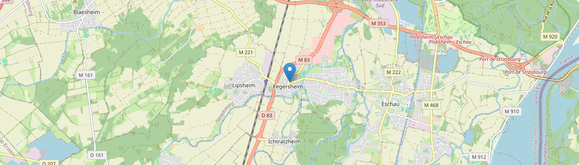 Fegersheim - Carte