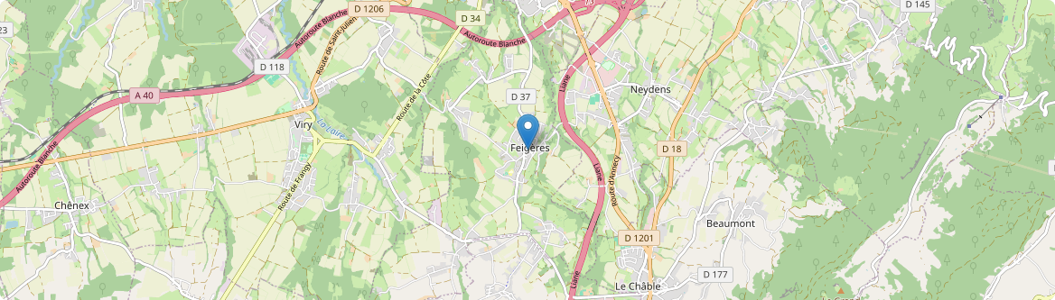 Feigères - Carte