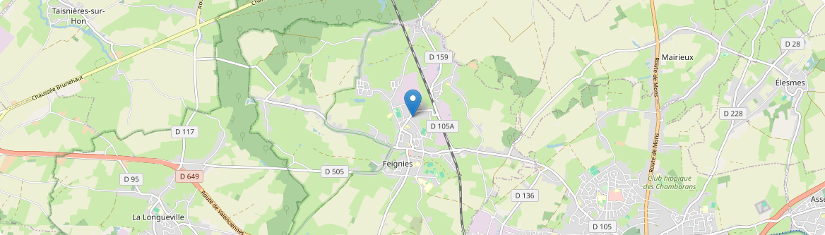 Feignies - Carte