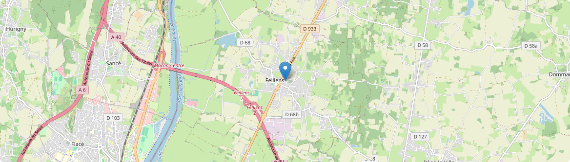Feillens - Carte