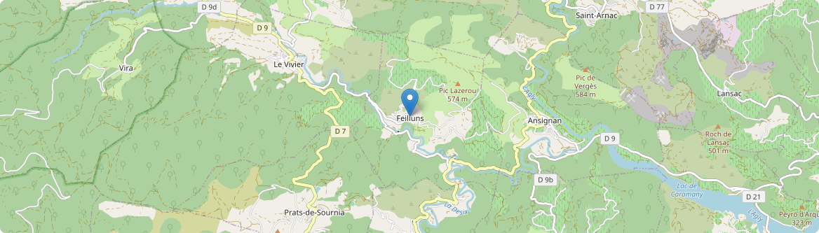 Feilluns - Carte