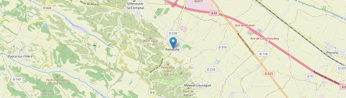 Fendeille - Carte