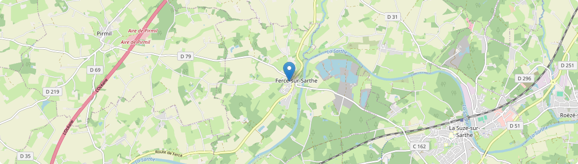 Fercé-sur-Sarthe - Carte