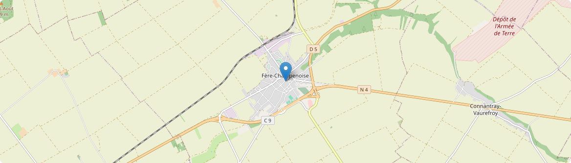 Fère-Champenoise - Carte