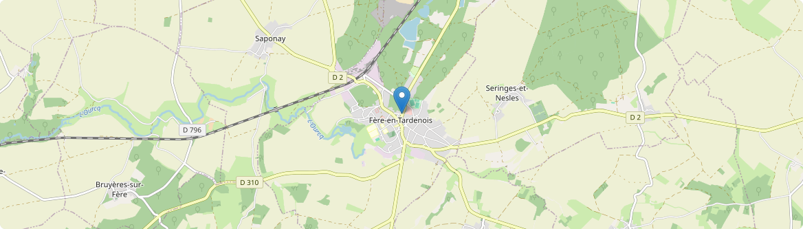 Fère-en-Tardenois - Carte