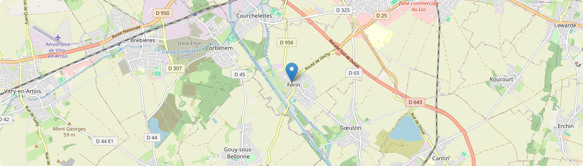 Férin - Carte