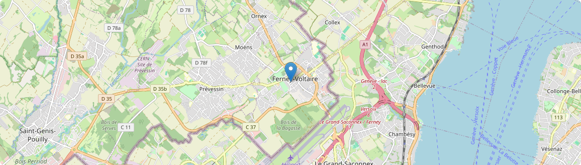 Ferney-Voltaire - Carte