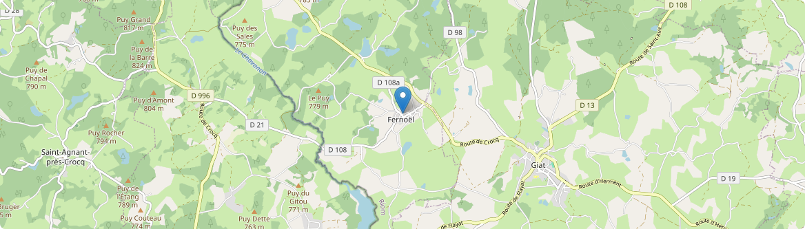 Fernoël - Carte