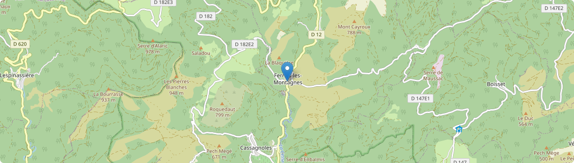 Ferrals-les-Montagnes - Carte
