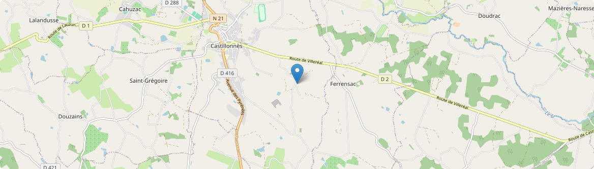 Ferrensac - Carte