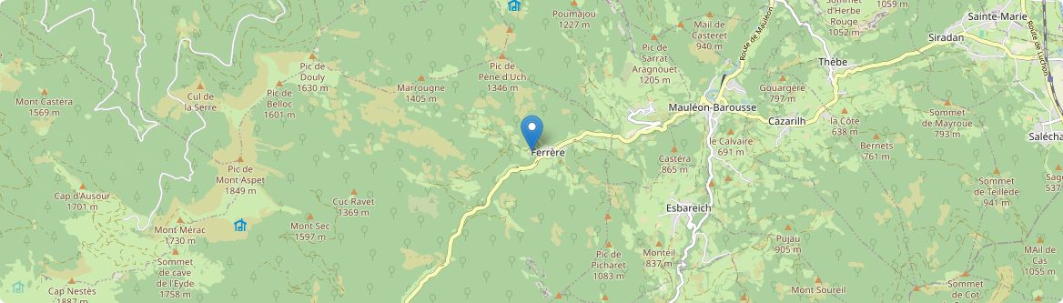 Ferrère - Carte