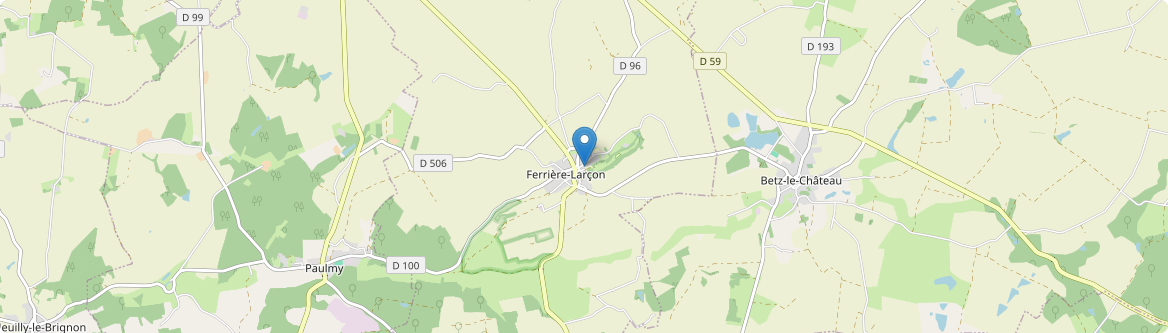 Ferrière-Larçon - Carte