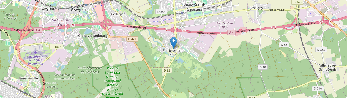 Ferrières-en-Brie - Carte