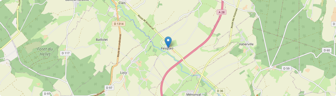 Fesques - Carte
