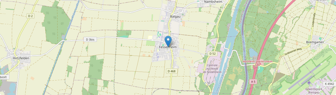 Fessenheim - Carte