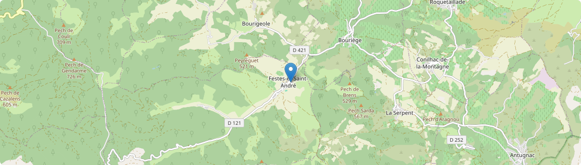 Festes-et-Saint-André - Carte
