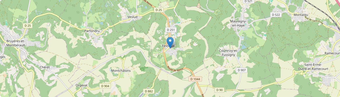 Festieux - Carte