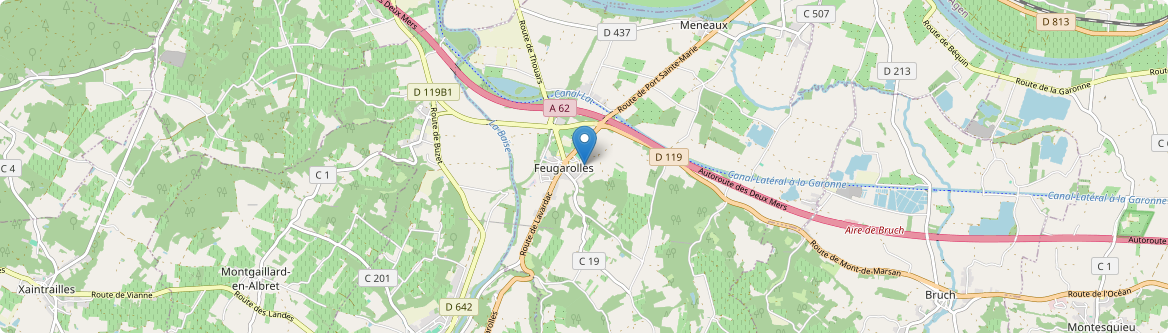 Feugarolles - Carte