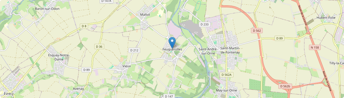 Feuguerolles-Bully - Carte