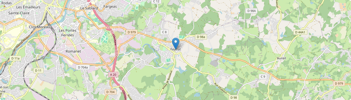 Feytiat - Carte