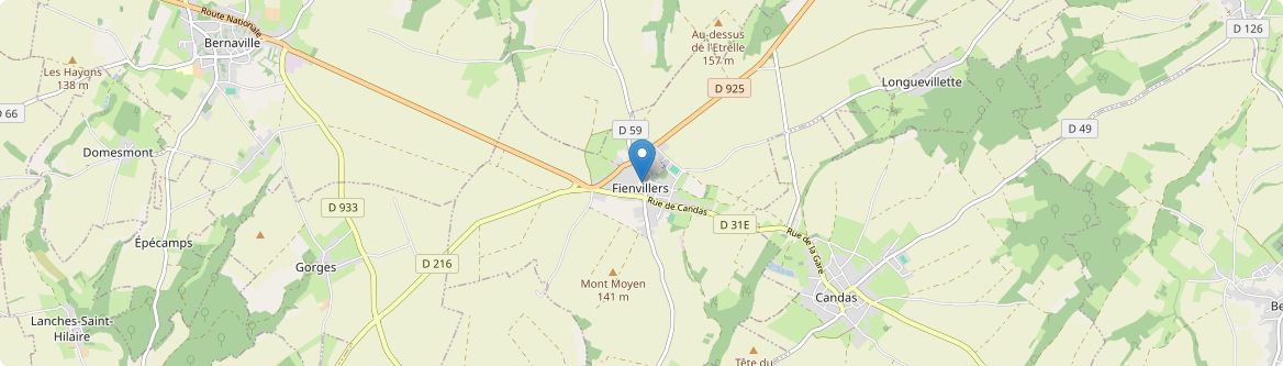 Fienvillers - Carte