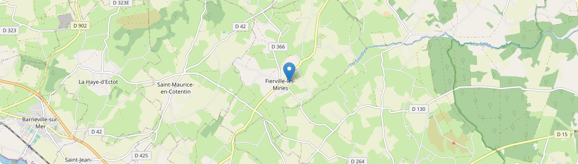Fierville-les-Mines - Carte