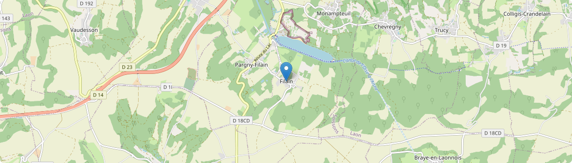 Filain - Carte