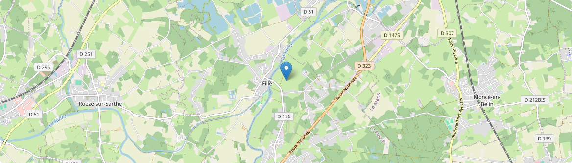 Fillé - Carte