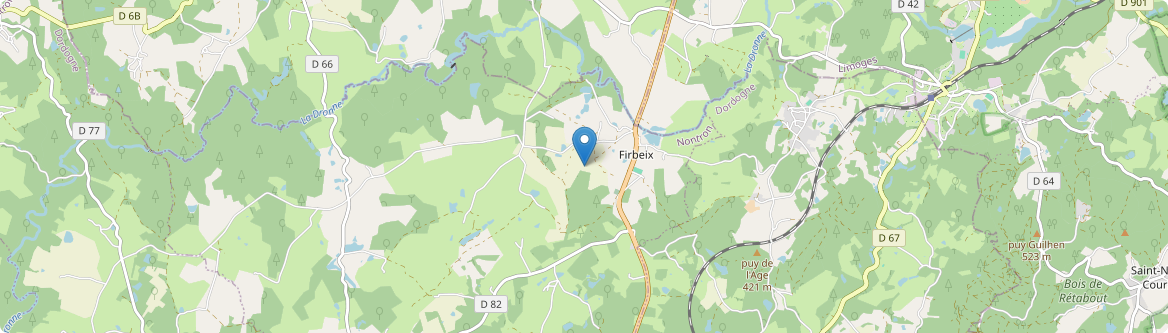 Firbeix - Carte