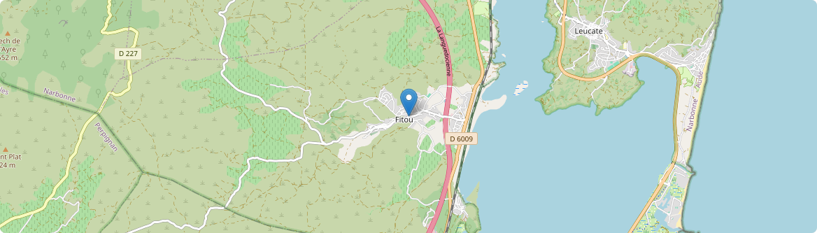 Fitou - Carte