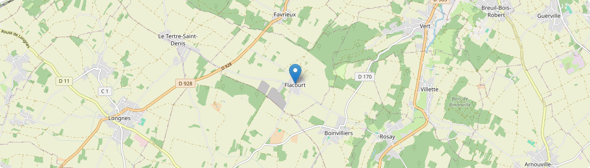 Flacourt - Carte