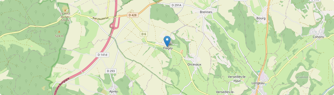Flagey - Carte