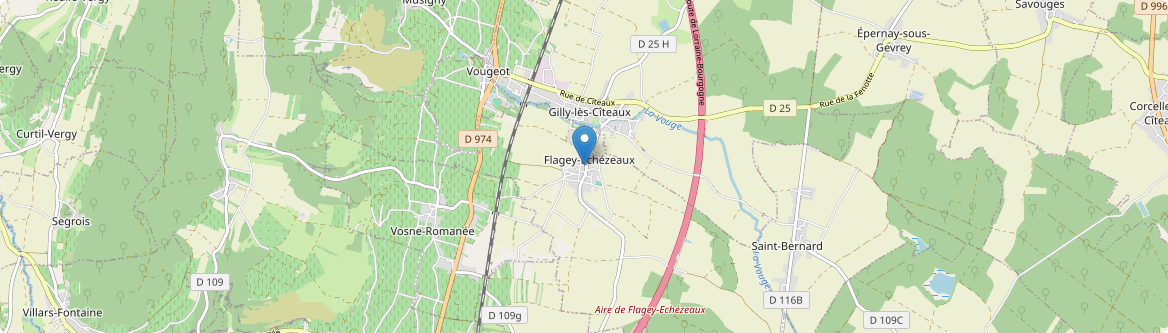 Flagey-Echézeaux - Carte