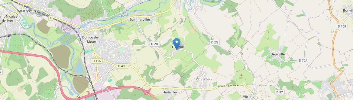 Flainval - Carte