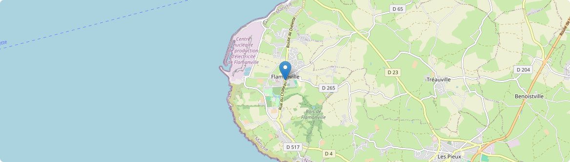 Flamanville - Carte