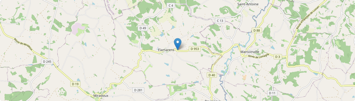 Flamarens - Carte