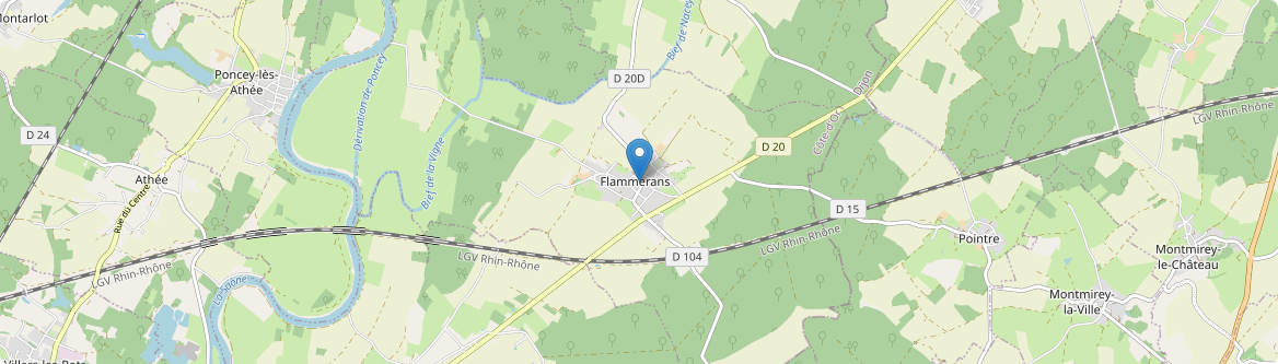 Flammerans - Carte
