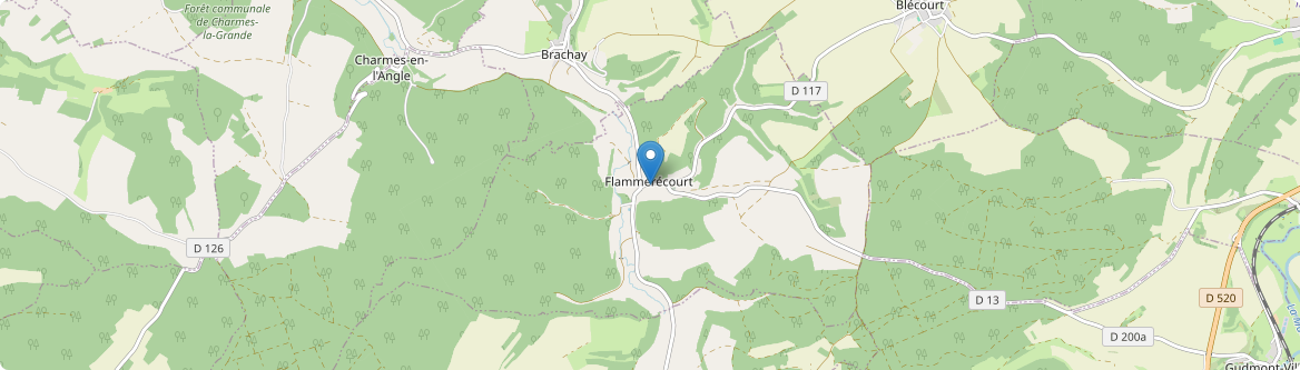 Flammerécourt - Carte