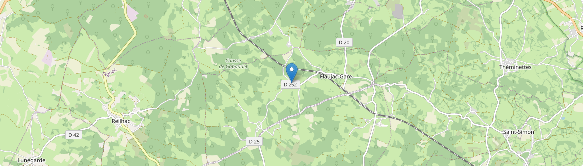 Flaujac-Gare - Carte