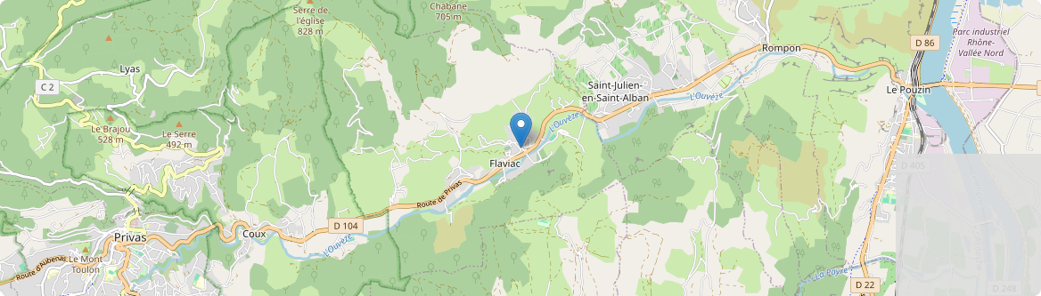Flaviac - Carte