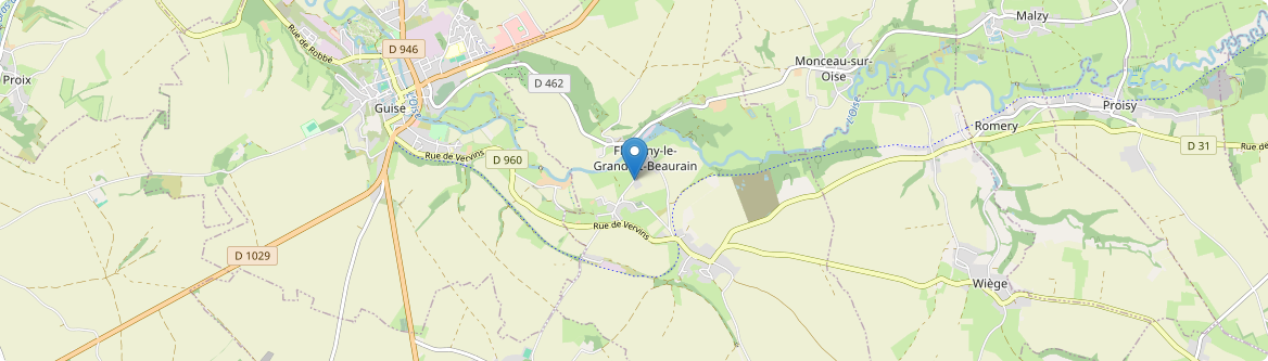Flavigny-le-Grand-et-Beaurain - Carte