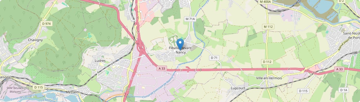 Flavigny-sur-Moselle - Carte