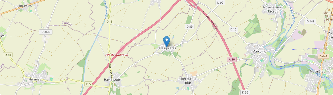 Flesquières - Carte