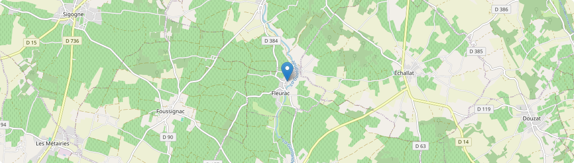 Fleurac - Carte