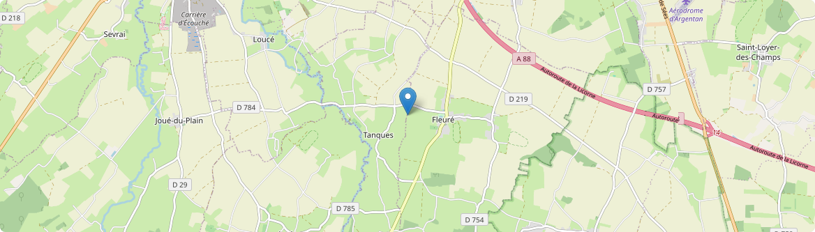 Fleuré - Carte