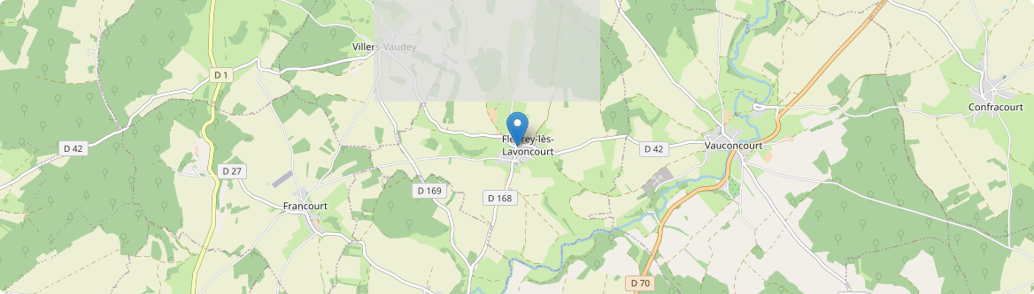 Fleurey-lès-Lavoncourt - Carte