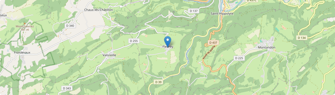 Fleurey - Carte