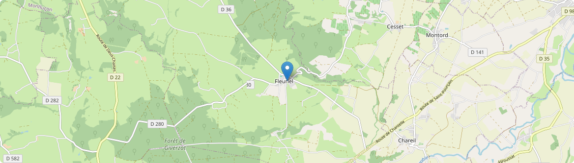 Fleuriel - Carte