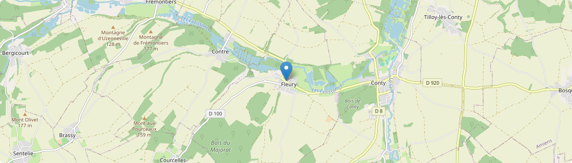 Fleury - Carte